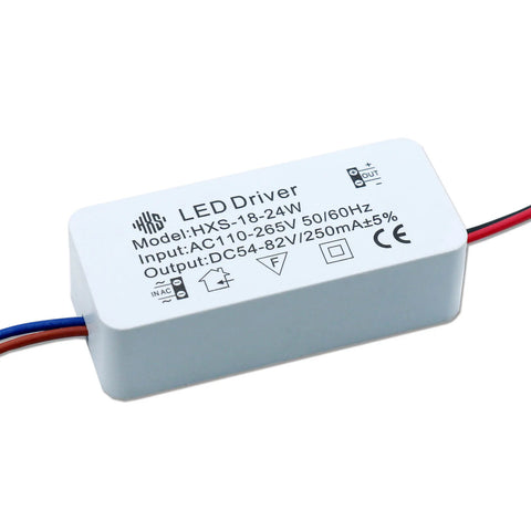 2-3w 3-5w 4-7w LED Driver 110-265V 250mA Constant Current Transformer for Spotlight Downlight