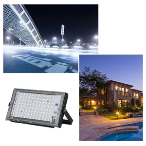 100W LED Flood Lights Outdoor Waterproof IP65, 4-Pack, 50W/110V/220V Spotlights for Garden, Garage, Yard Lighting