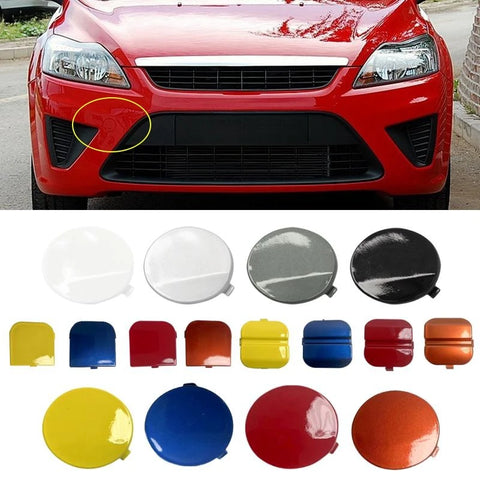 Ford Focus 2009-2014 Bumper Tow Hook Cover for Hatchback/Sedan Trailer Tow Eye Cap