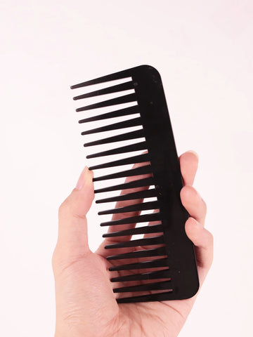 Heat-Resistant Anti-Static Wide Tooth Salon Comb for Real Hair Wigs