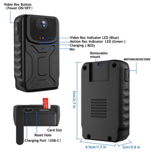 1080p Mini Digital Camera 140° Wide Angle Video Dash Cam DV DVR Recorder Car Biking Patrol Sport Meeting
