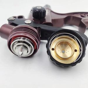 1.3mm Upper Pot Spray Gun for Auto, Furniture, Leather, and Metal - High Atomization, 6800 Gravity Pneumatic Tool