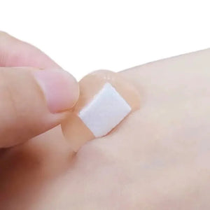 100pcs Waterproof Breathable Skin Tone Round Adhesive Bandages for Wound Dressing