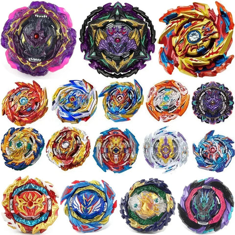 Beyblade Battle Set: 4 Metal Burst Tops, Arena & Launchers