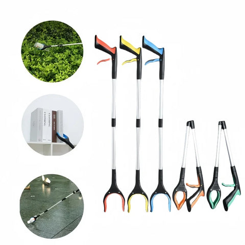 Adjustable Foldable Reacher Grabber Tool for Easy Home & Garden Use