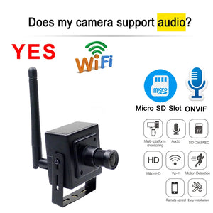 1080p Mini WiFi IP Security Camera HD Wireless Audio Smart Home CCTV Video Cam with Micro Card & Onvif Compatibility