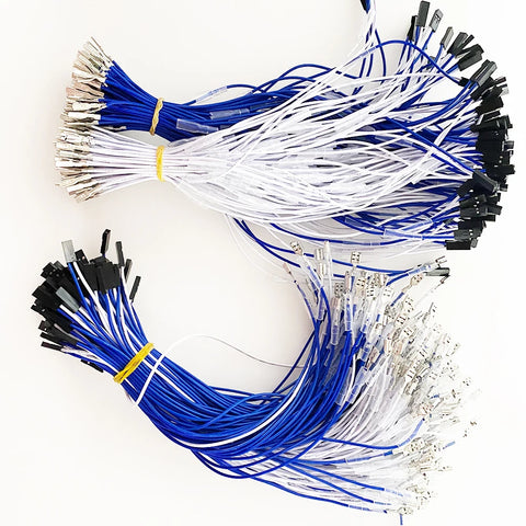 Arcade USB Encoder Cable Set - 20 Pack 2 Pin Dupont 4.8mm & 2.8mm for Zero Delay Control, Joystick & Button Wiring