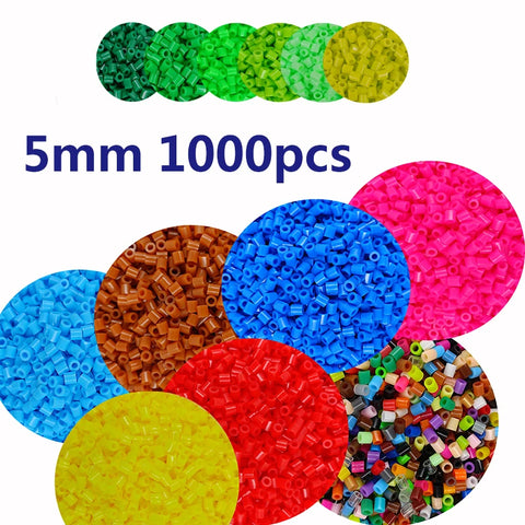 1000pc 5mm Fuse Beads DIY Craft Kit for Creative Projects