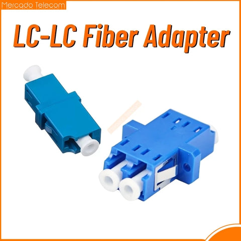50pcs LC UPC Fiber Optic Adapter Simplex/Duplex Single Mode Coupler