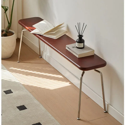 Ancient Style Foot Stool | Personalized Shoe Bench | Solid Wood Bedside Stool | Sturdy Home Furniture