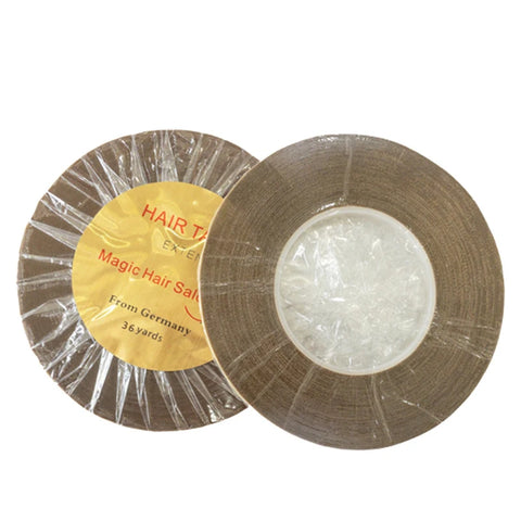 Hair Extension Tape Double-Sided Adhesive 36 Yards for Tape-In Extensions, 0.8cm/1cm, Salon Use