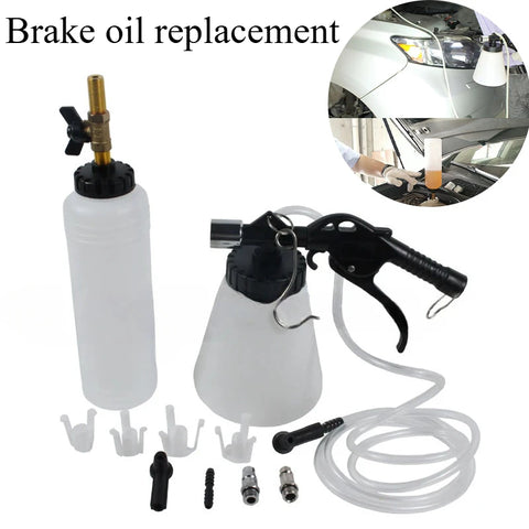 1L/0.75L Car Brake Bleeder Kit Hydraulic Fluid Pump Oil Change Purge Tool for Truck Motorcycle Repair