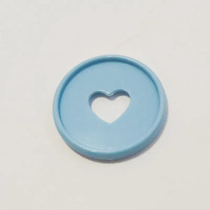 100pcs 35mm Love Binding Rings Loose-leaf Notebook Mushroom Disc Notepad Buckle