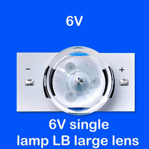 100pcs SMD LED Lamp Beads with Lens & Filter for 32-75" TV Repair, 2m Cable, Backlight Strip Accessories