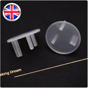 10-Pack UK Outlet Plug Socket Covers | Child Safety Protector Guards