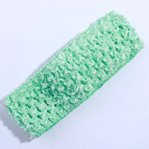 10 Pack 4cm Crochet Elastic Hairbands - Knit Headbands for Women Accessories