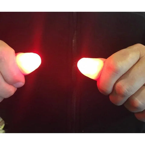 Colorful LED Finger Lights - Party & Event Glow Accessories (2/6 Pack)