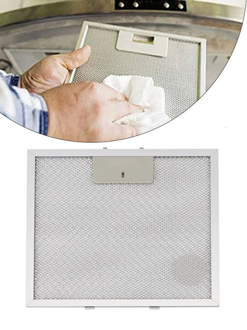 Aluminum Silver Cooker Hood Vent Filters Metal Mesh Extractor Kitchen Ventilation Filter