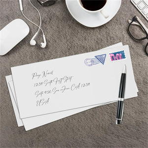 10-100pcs White Self-Seal Business Envelopes #10, Holds A4/Bills/Invoices, Secure Windowless Design