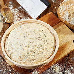 10" Oval Rattan Bread Proofing Basket for Sourdough Baking