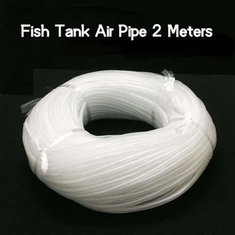 Flexible Clear 2m Aquarium Air Pump Hose Tube for Supplies
