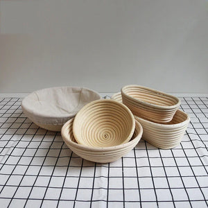 10" Oval Rattan Bread Proofing Basket for Sourdough Baking
