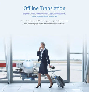 Portable T16 AI Voice Translator: 138 Languages, Real-Time, 3.1" Screen, Offline Capability, Voice Record