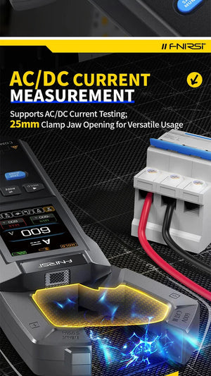 10,000 Counts DC/AC Current Voltage Clamp Meter USB Charger 600A Ampere Tester NCV Electrician Tool
