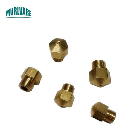 Gas Stove Nozzle Set 5pcs 5-Chamber Aperture 0.45 0.7 M8 LPG NG Parts Replacement