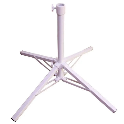 Folding Sun Shade Umbrella Stand, Metal Base Holder for Patio & Artificial Christmas Tree