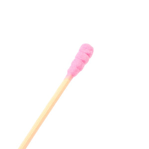 100-Pack Pink Dual Tip Cotton Swabs for Makeup & Ear Cleaning