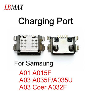 10-100pcs USB Charging Port Connector Dock Socket for Samsung Galaxy A01 A03 Replacement Repair