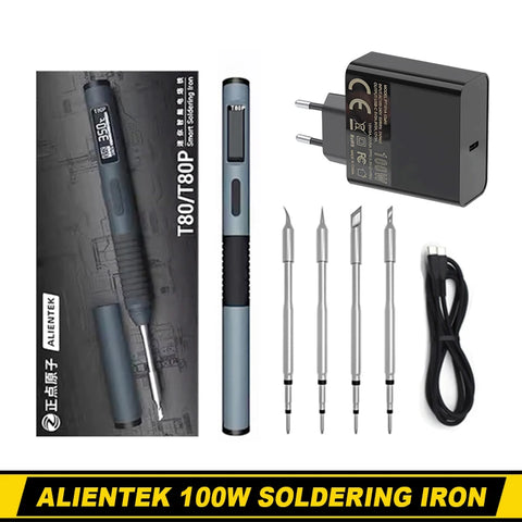 Electric Soldering Iron 100W Adjustable Digital Display Auto Sleep Precision Repair Tool