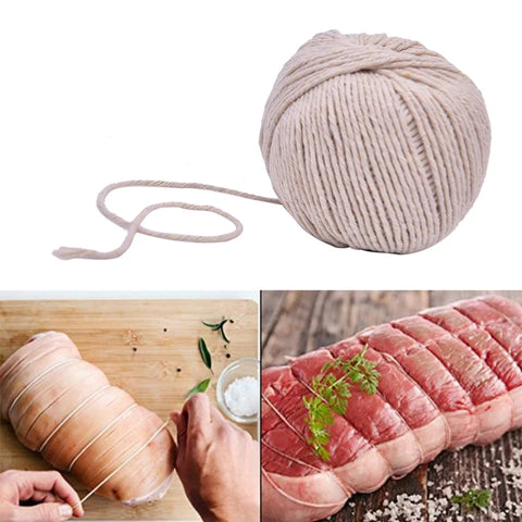 200ft Heavy Duty Cotton Twine for Cooking, BBQ, Crafting, Trussing