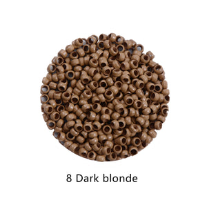 1000pcs 2.5mm Micro Nano Rings for Hair Extensions - 7 Color Options