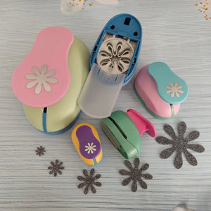Daisy Shape Craft Paper Punch, DIY Flower Cutter for Scrapbooking, School Projects, Greeting Cards, Foam & Petal Designs