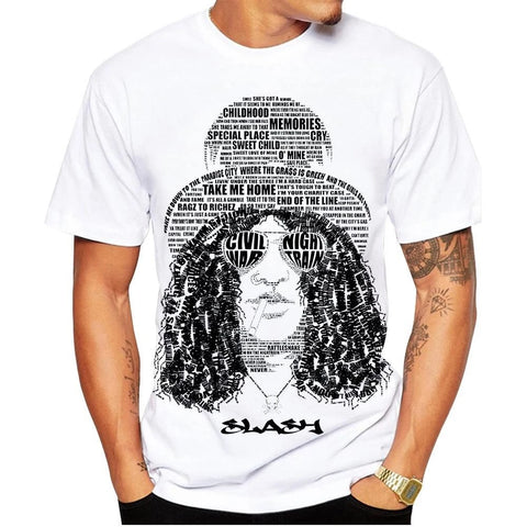 3D Rock Slash T-Shirt | Casual Short Sleeve Tee for Men, Women, Kids | Street Hip Hop Style