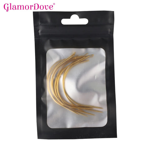 Curved C-Type Stainless Steel Needles for Hair Extensions and Wig Making Sewing Tool