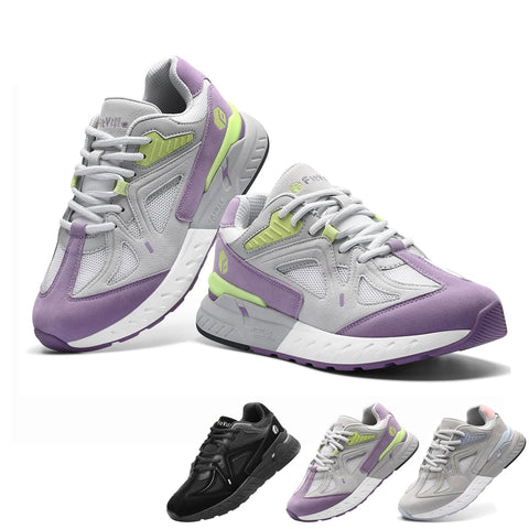 Extra Wide Women's Walking Sneakers, Lightweight for Flat Feet & Plantar Fasciitis, Heel Pain Relief