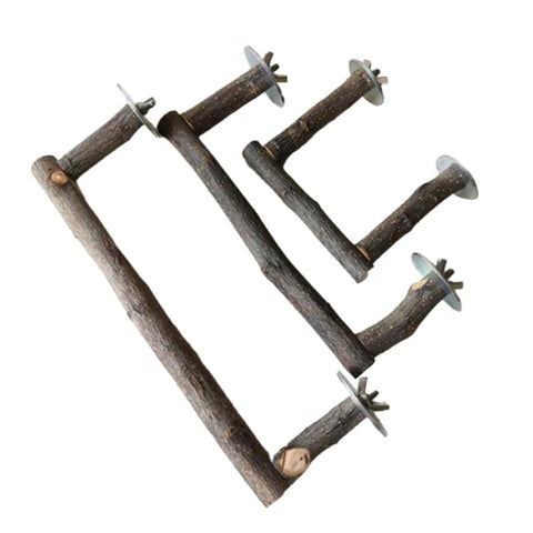 Bird Perch Claw Grinder Toy - Easy Install Cage Accessory for Parrots & Pet Birds