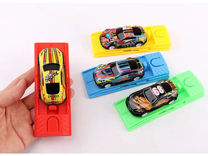 10-Pack Mini Diecast Toy Cars Set - Kids Vehicles, Party Favors, Collectibles