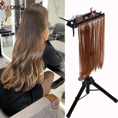 Hair Extension Display Stand Holder for Barbershop Salon Tools Tray