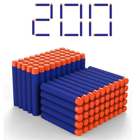 100-Pack 7.2cm Foam Dart Refills for Toy Blasters - Safe for Kids Ages 6+