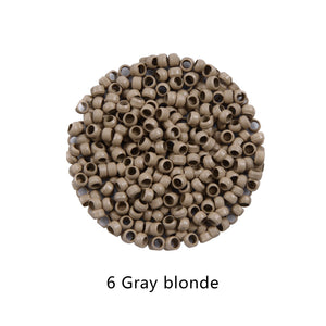 1000pcs 2.5mm Micro Nano Rings for Hair Extensions - 7 Color Options