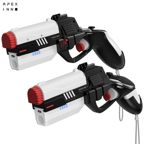 Haptic Gunstock Cover for Meta Quest 3 Controller - Electric Pistol Grips for Oculus Quest 3 Accessories