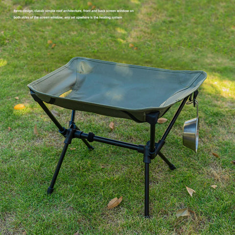 Foldable Outdoor Moon Chair - Portable Ultralight Camping Stool for Fishing, Travel, BBQ