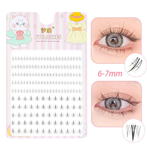 10-Pack Dramatic Volume False Eyelashes Set 5-7mm + Applicator
