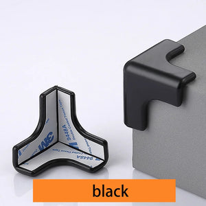 10 Pack Clear Silicone L-Shaped Baby Safety Corner Protectors for Table Desk Edges - Soft, Transparent Guards
