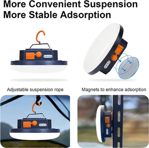 10,000mAh Rechargeable LED Tent Lantern Portable Emergency Camping Bulb Flashlight for Outdoor and Home