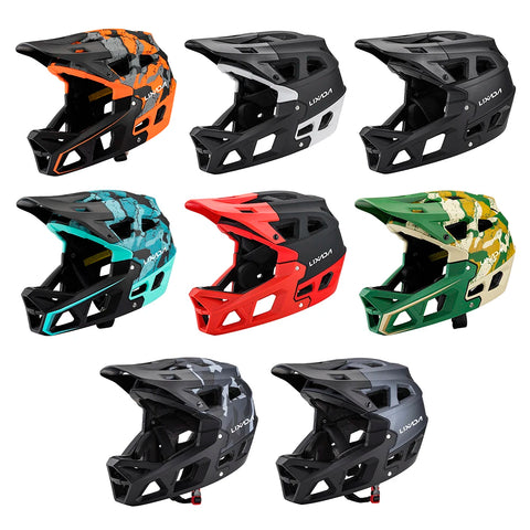 Adult Full Face Mountain Bike Helmet for Downhill Racing